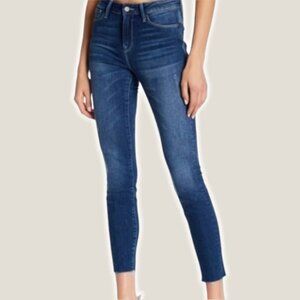 MAVI Alissa High Rise Super Skinny Ankle Jean Sz 24 Raw Hem
